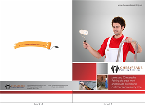Diseño de Brochure por Savitra para Chesapeake Painting Services | Diseño: #2638334