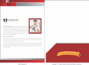 Diseño de Brochure por Savitra para Chesapeake Painting Services | Diseño: #2638336