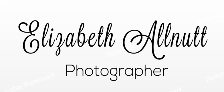 Logo Design by Expert Designer for Elizabeth Allnutt PHOTOGRAPHER | Design #15357757