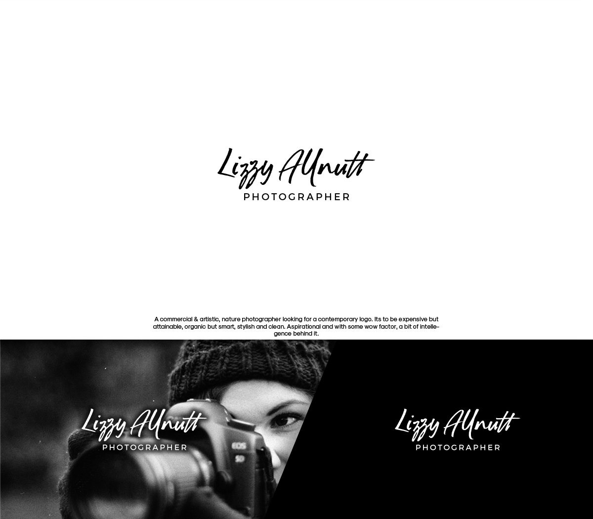 Logo Design by GBDESIGN for Elizabeth Allnutt PHOTOGRAPHER | Design #15582537