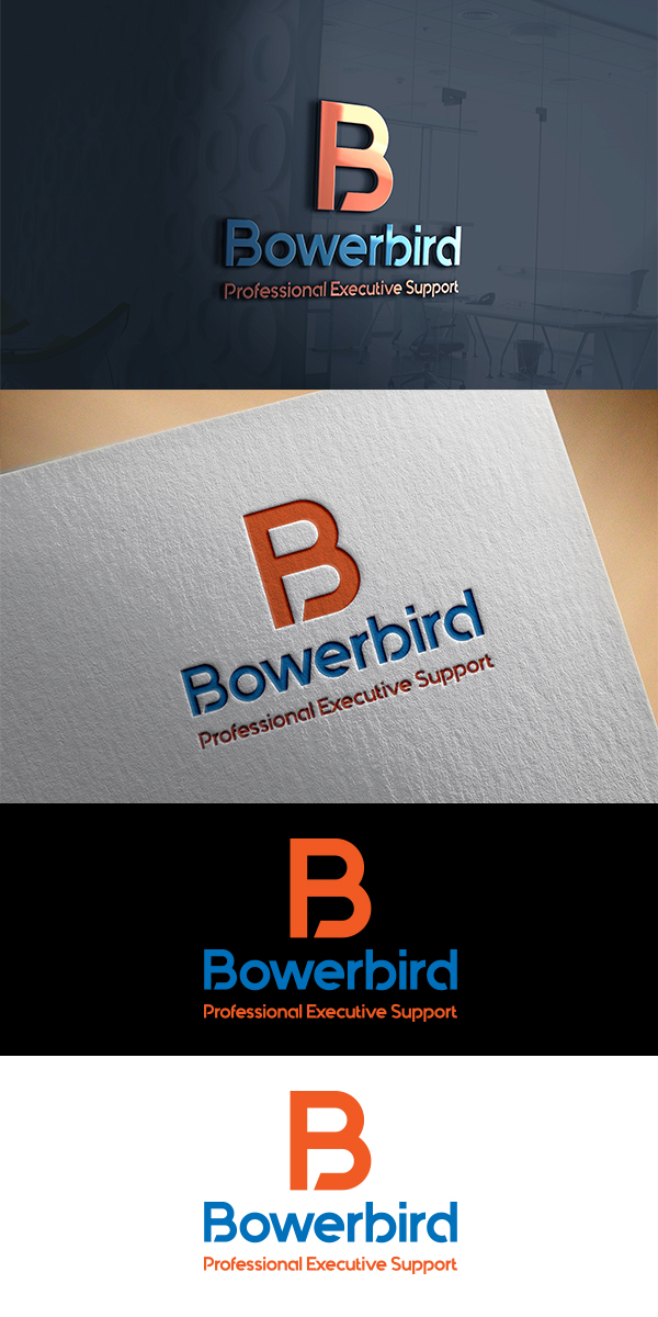 Logo Design by king solangi for Bowerbird Professional Executive Support | Design #15366779