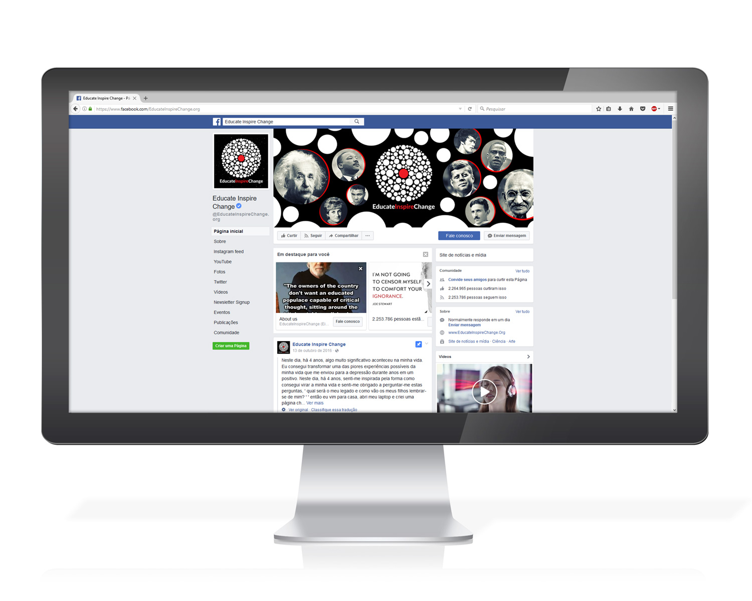 Facebook Design by Juan Andahur for EIC Media Ltd | Design #15368672