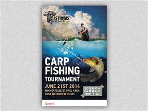 Carpicide 2014 Carp Fishing Tournament Presented by Isthmus Fly Fishing | Diseño de Póster por Alaya