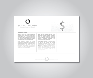 Design de Brochure par M.Pirs pour Social Theorem Consulting Inc | Design : #15428681