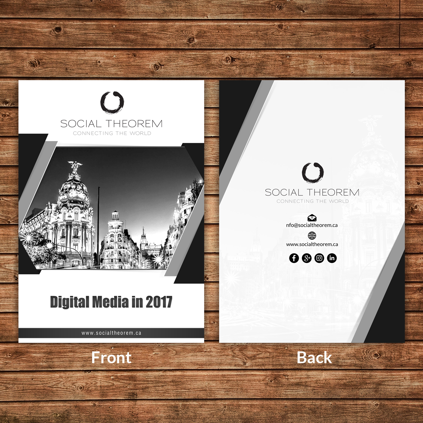 Brochure Design by debdesign for Social Theorem Consulting Inc | Design #15342039