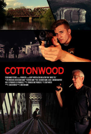 Cottonwood Movie Poster (Crime/ Thriller Film) | Poster-Design von Gfx.26™