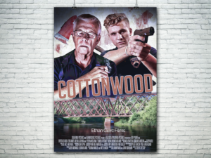 Cottonwood Movie Poster (Crime/ Thriller Film) | Diseño de Póster por Lesaba Design