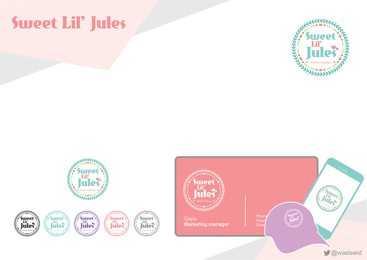 Logo Design by WaelSwid for Sweet Lil' Jules  | Design #15444823
