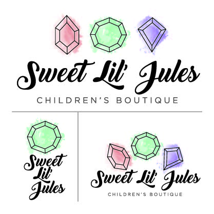 Logo Design by jessietdesigns for Sweet Lil' Jules  | Design #15353675