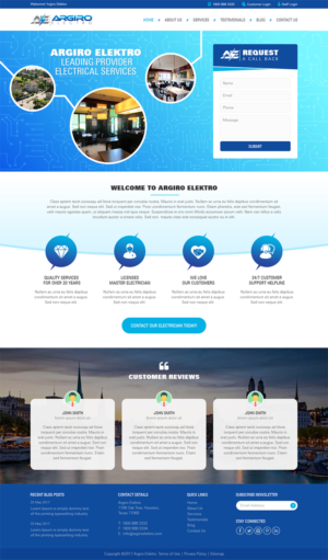 Web Design par RupalTechno pour Arfos Group | Design : #15386052