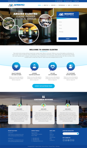Web Design par RupalTechno pour Arfos Group | Design : #15386371