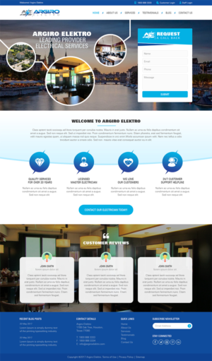 Web Design par RupalTechno pour Arfos Group | Design : #15386375