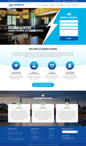 Web Design par RupalTechno pour Arfos Group | Design : #15387189