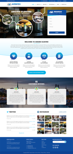 Web Design par RupalTechno pour Arfos Group | Design : #15388072
