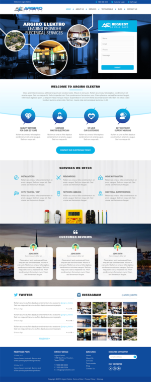 Web Design par RupalTechno pour Arfos Group | Design : #15398089