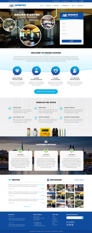Web Design par RupalTechno pour Arfos Group | Design : #15398090