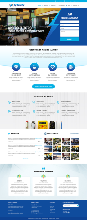 Web Design par RupalTechno pour Arfos Group | Design : #15398091