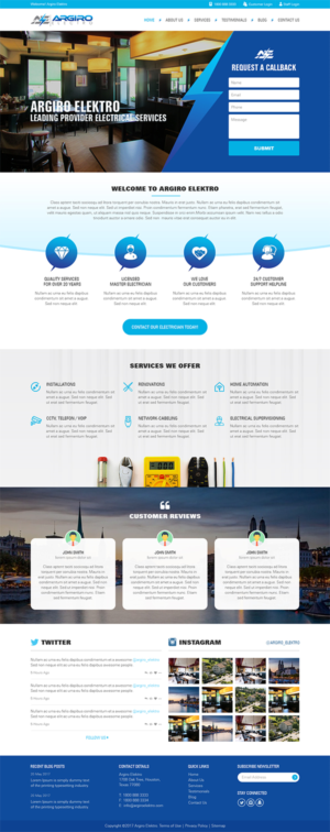 Web Design par RupalTechno pour Arfos Group | Design : #15398093