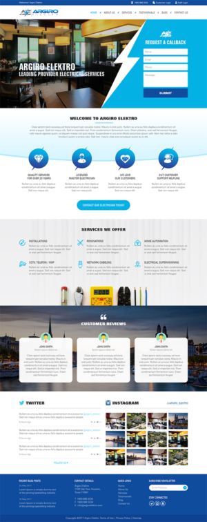 Web Design par RupalTechno pour Arfos Group | Design : #15398101
