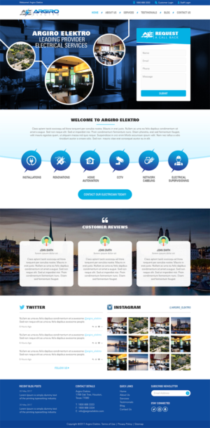 Web Design par RupalTechno pour Arfos Group | Design : #15416019