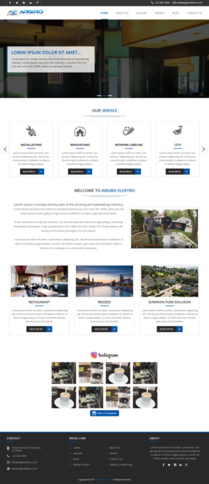 Web Design par sakshiinfoway pour Arfos Group | Design : #15455126