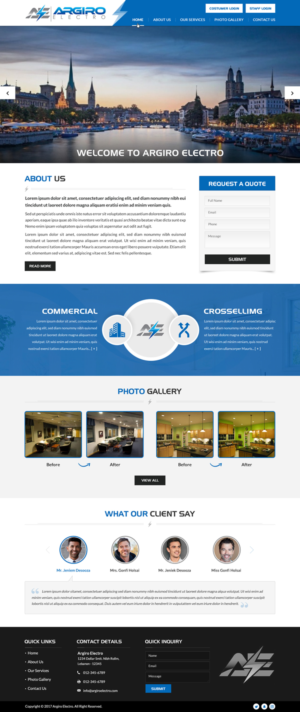 Web Design par jdv pour Arfos Group | Design : #15374421