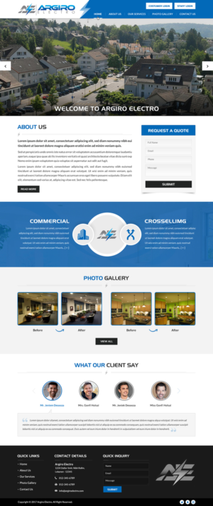 Web Design par jdv pour Arfos Group | Design : #15374425