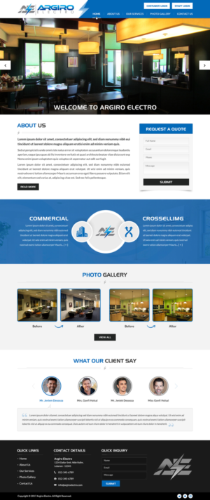 Web Design par jdv pour Arfos Group | Design : #15374434
