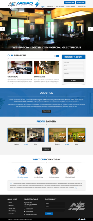 Web Design par jdv pour Arfos Group | Design : #15374851