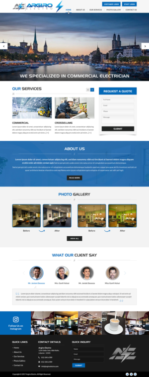 Web Design par jdv pour Arfos Group | Design : #15390240