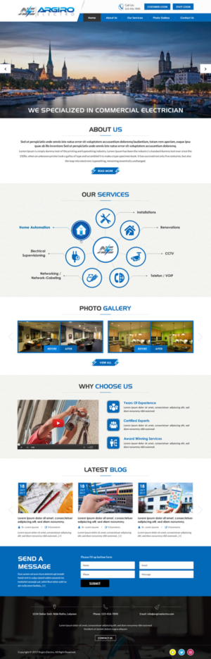 Web Design par jdv pour Arfos Group | Design : #15463897