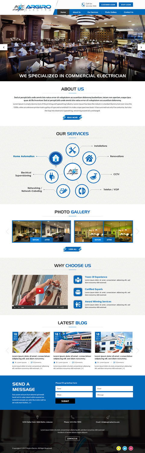 Web Design par jdv pour Arfos Group | Design #15463900