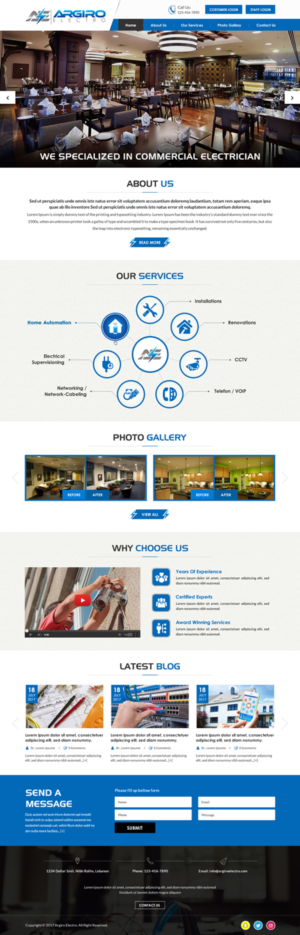 Web Design par jdv pour Arfos Group | Design : #15463900