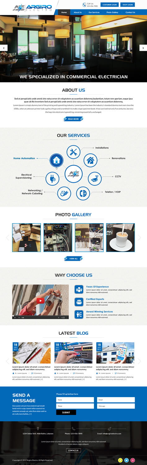 Diseño Web por jdv para Arfos Group | Diseño #15482603