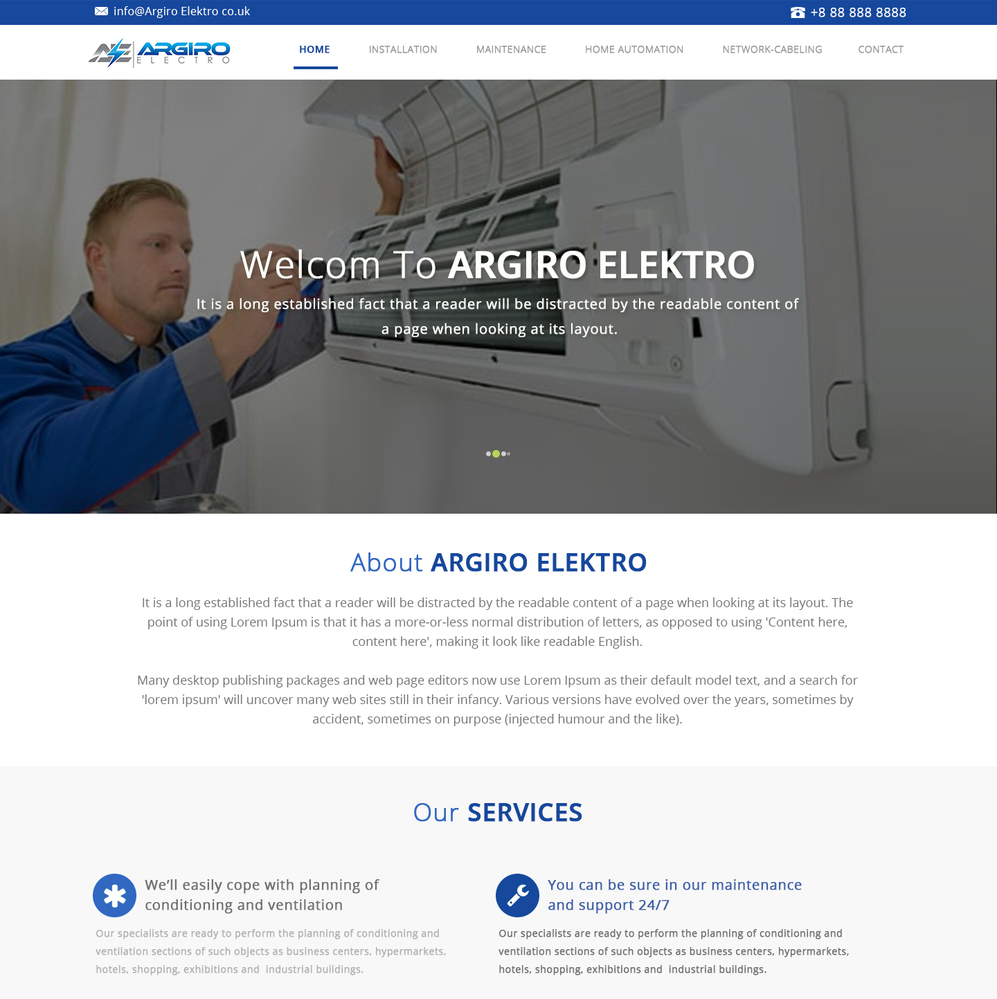 Web Design par Creative Design's pour Arfos Group | Design #15409309