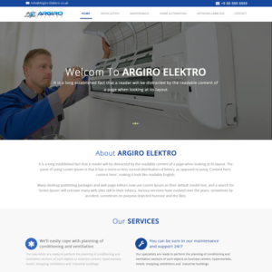 Web Design par Creative Design's pour Arfos Group | Design : #15409309