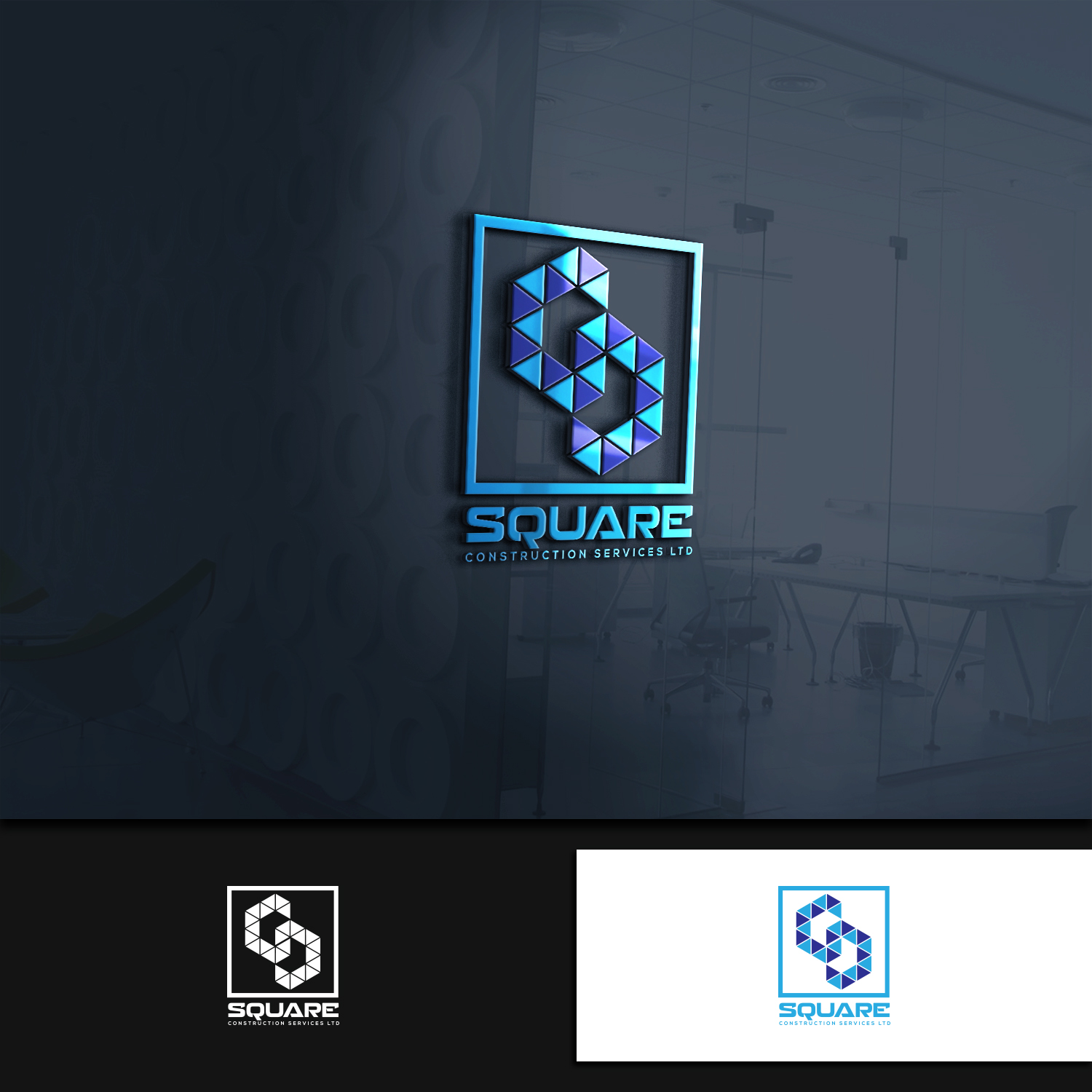 Logo Design by IMD-HUB for Square Construction Services ltd | Design #15340495
