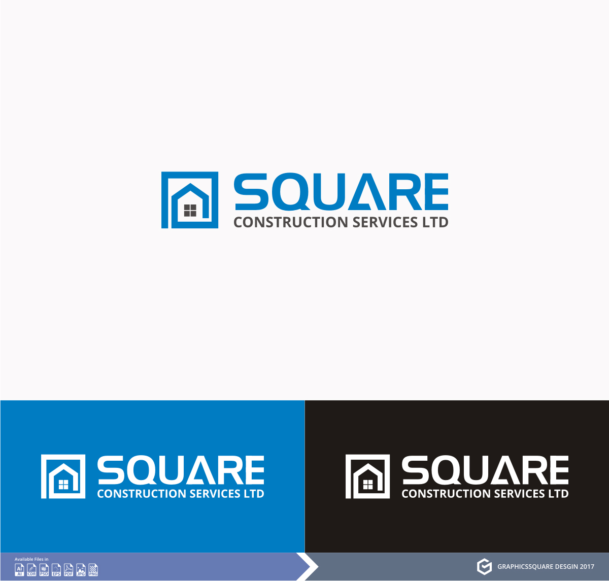 Logo Design by graphicssquare for Square Construction Services ltd | Design #15335710