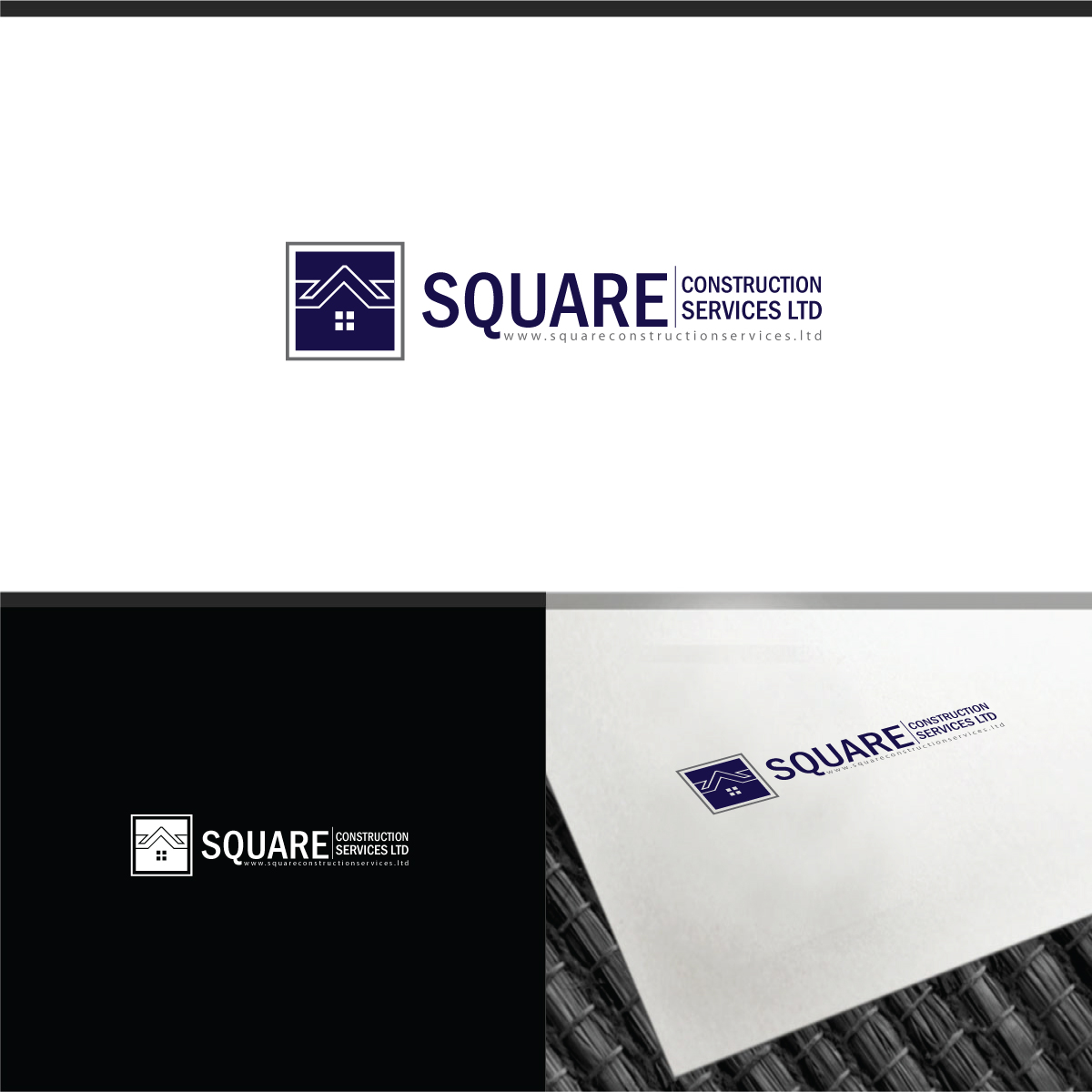 Logo Design by e-graphics for Square Construction Services ltd | Design #15337634