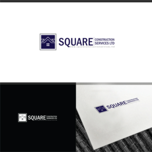 Logo Design by e-graphics for Square Construction Services ltd | Design: #15337634