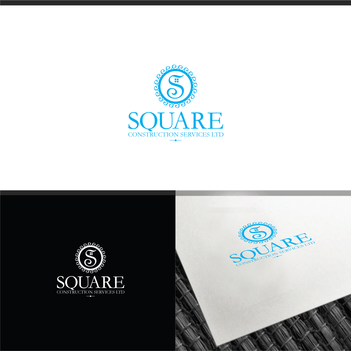 Logo Design by e-graphics for Square Construction Services ltd | Design #15337635