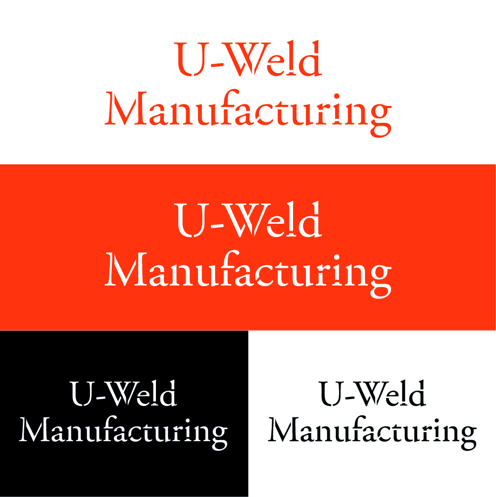 Logo Design by k6 for U-Weld Manufacturing | Design #15458232