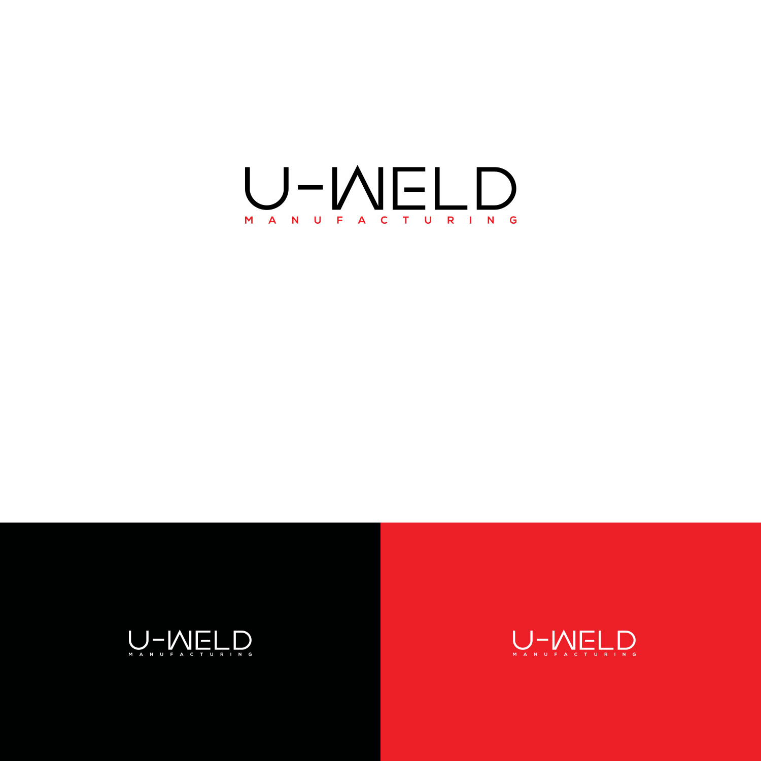 Logo Design by DesignDUO for U-Weld Manufacturing | Design #15455410