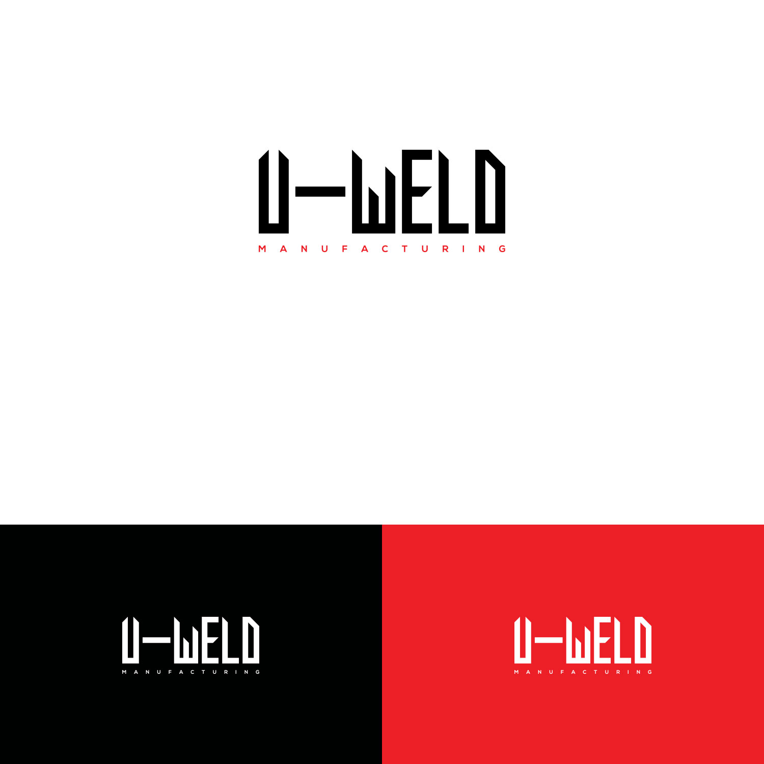 Logo Design by DesignDUO for U-Weld Manufacturing | Design #15455411