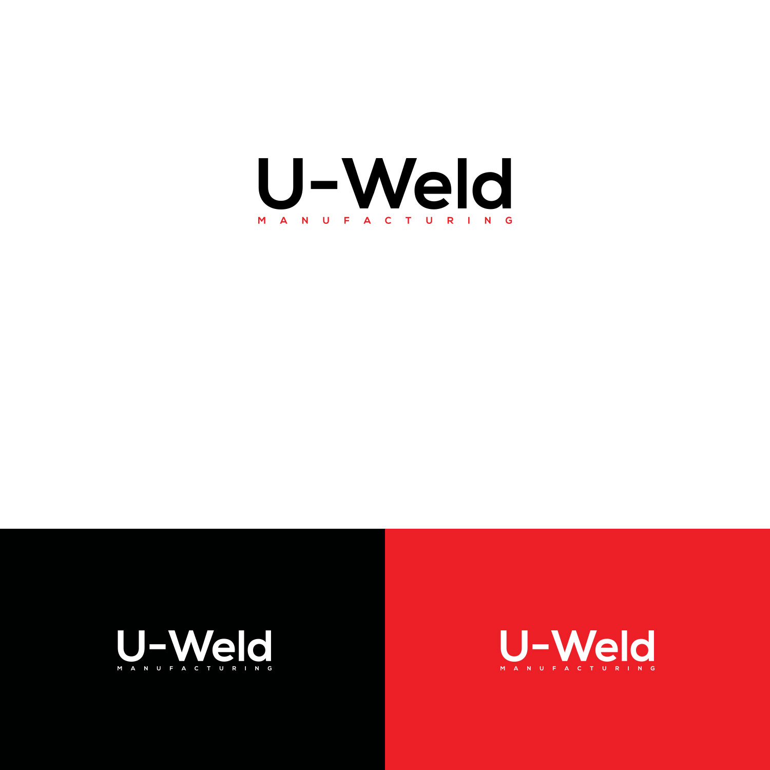 Logo Design by DesignDUO for U-Weld Manufacturing | Design #15455413