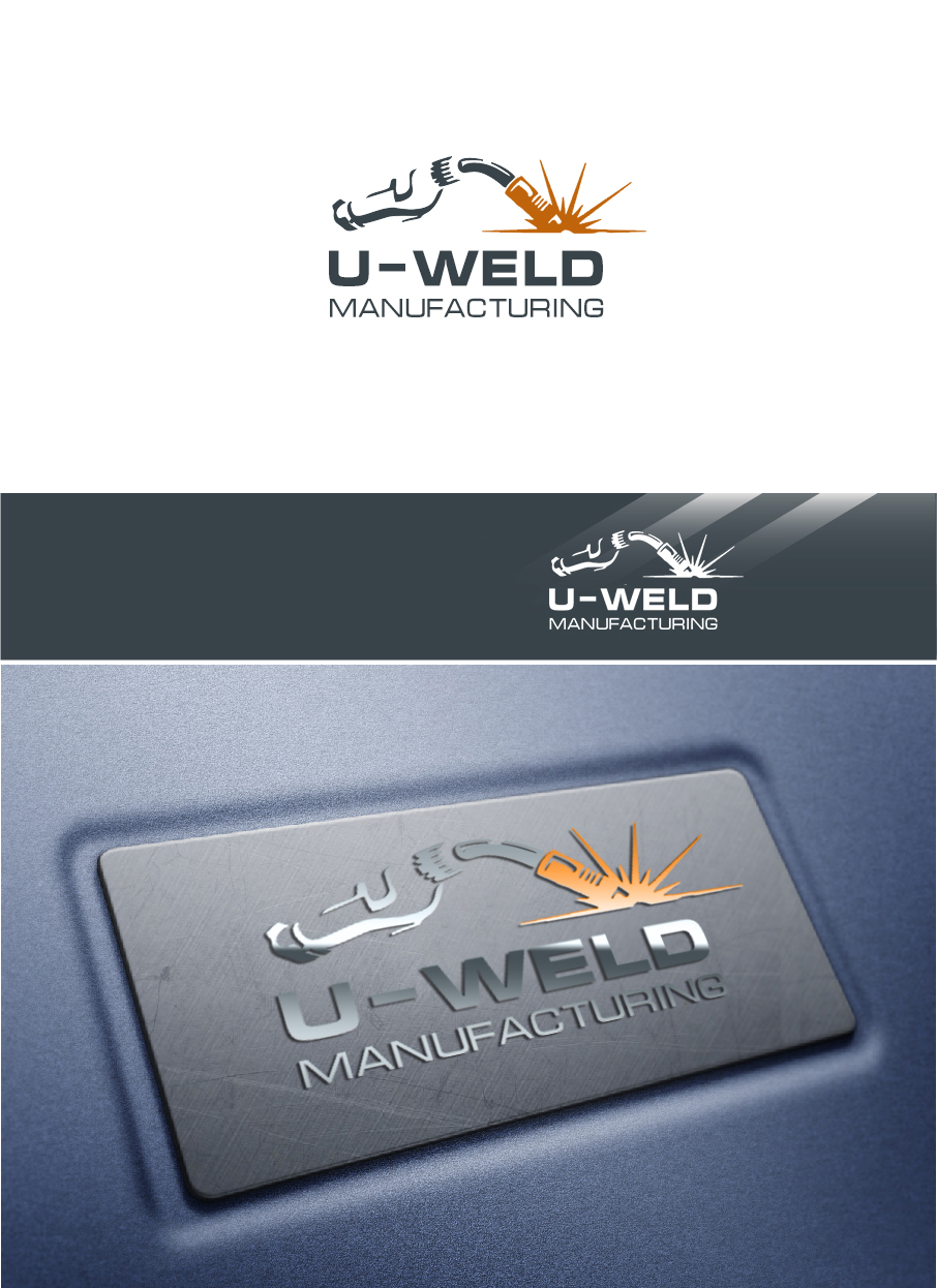 Logo Design by Roman Designs for U-Weld Manufacturing | Design #15463469