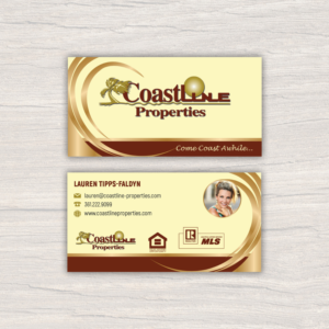 Business Card Design by Katyas Art and Design for Coastline Properties | Design #15368807