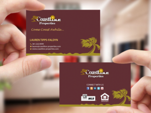 Business Card Design by Creations Box 2015 for Coastline Properties | Design: #15380457