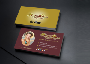 Business Card Design by Creations Box 2015 for Coastline Properties | Design: #15382834