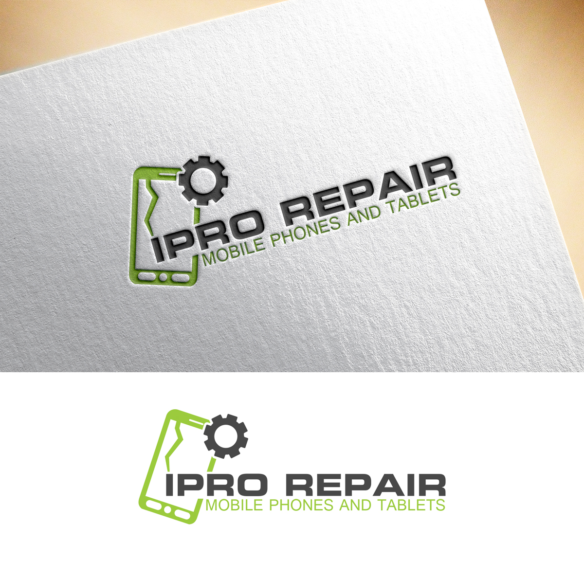 Logo Design by Impressive Solutions for iPro Repair | Design #15578623